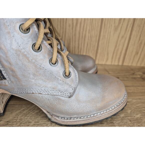 Freebird Cavalier Boots Antique Grey Size 9 Brand New Stacked Heel Leather... - Picture 11 of 16